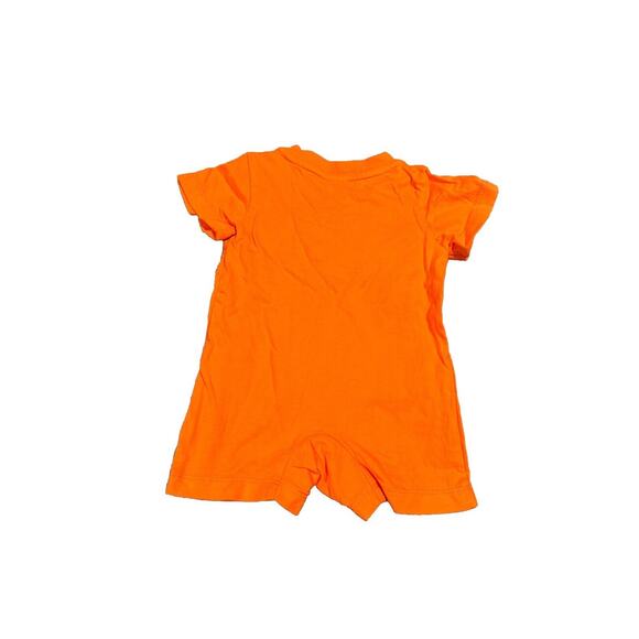 Carhartt Orange One Piece Size 6Months Toddler Childs Shorts Pumpkin Logo - Picture 6 of 6